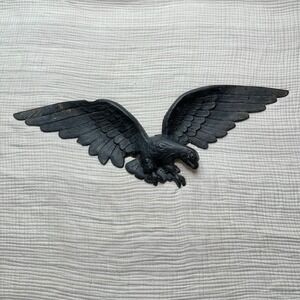 Federal eagle patriotic Americana wall hanging art vintage molded plastic plaque